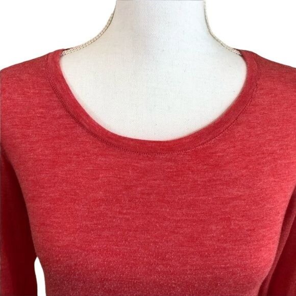 BP tuck front coral color long sleeved tee size small - Picture 3 of 5